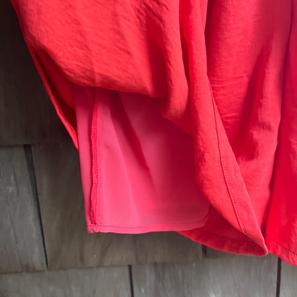 Chelsea28 Orange Fire Surplice Romper Size XXL Fully Lined - Picture 12 of 16